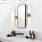 McKenna 28" Modern Minimalist Adjustable Dimmable Integrated LED Metal Wall Sconce