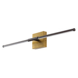 McKenna 28" Modern Minimalist Adjustable Dimmable Integrated LED Metal Wall Sconce