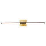 McKenna 28" Modern Minimalist Adjustable Dimmable Integrated LED Metal Wall Sconce