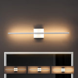 McKenna 28" Modern Minimalist Adjustable Dimmable Integrated LED Metal Wall Sconce
