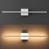 McKenna 28" Modern Minimalist Adjustable Dimmable Integrated LED Metal Wall Sconce