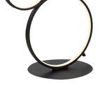 Pluto Stacked Circles 45" Contemporary Modern Iron/Aluminum Integrated LED Floor Lamp - JONATHAN Y