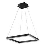 Baxter Modern Contemporary Aluminum Integrated LED Hoop Pendant - JONATHAN Y