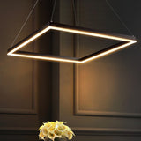 Baxter Modern Contemporary Aluminum Integrated LED Hoop Pendant