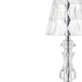 Lillian 12.75" Bohemian Classic Acrylic Rechargeable Integrated LED Table Lamp - JONATHAN Y