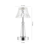 Madelyn 11.5" Bohemian Classic Acrylic Rechargeable Integrated LED Table Lamp - JONATHAN Y