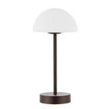 Xavier 12.5" Modern Minimalist Iron Rechargeable Integrated LED Table Lamp - JONATHAN Y