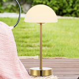Xavier 12.5" Modern Minimalist Iron Rechargeable Integrated LED Table Lamp
