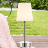 Carson 12.75" Modern Minimalist Iron Rechargeable Integrated LED Table Lamp - JONATHAN Y