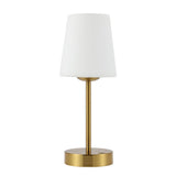 Carson 12.75" Modern Minimalist Iron Rechargeable Integrated LED Table Lamp - JONATHAN Y
