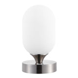Eli 8" Bohemian Farmhouse Iron Rechargeable Integrated LED Table Lamp - JONATHAN Y