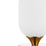 Eli 8" Bohemian Farmhouse Iron Rechargeable Integrated LED Table Lamp - JONATHAN Y