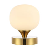 Owen 6.13" Bohemian Farmhouse Iron Rechargeable Integrated LED Table Lamp - JONATHAN Y