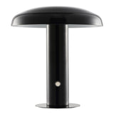 Suillius 11" Contemporary Bohemian Rechargeable/Cordless Iron Integrated LED Mushroom Table Lamp - JONATHAN Y