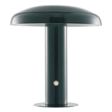 Suillius 11" Contemporary Bohemian Rechargeable/Cordless Iron Integrated LED Mushroom Table Lamp