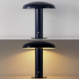 Suillius 11" Contemporary Bohemian Rechargeable/Cordless Iron Integrated LED Mushroom Table Lamp