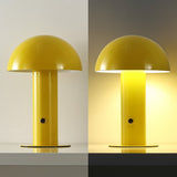 Boletus 10.75" Contemporary Bohemian Rechargeable/Cordless Iron Integrated LED Mushroom Table Lamp