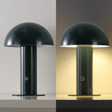 Boletus 10.75" Contemporary Bohemian Rechargeable/Cordless Iron Integrated LED Mushroom Table Lamp