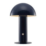 Boletus 10.75" Contemporary Bohemian Rechargeable/Cordless Iron Integrated LED Mushroom Table Lamp