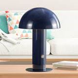 Boletus 10.75" Contemporary Bohemian Rechargeable/Cordless Iron Integrated LED Mushroom Table Lamp