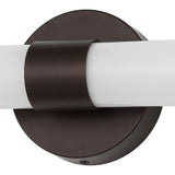 Brooks 20.13" Industrial Mid-Century Iron Integrated LED Vanity Light - JONATHAN Y