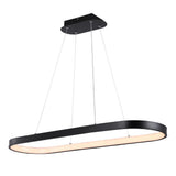Nolan Modern Contemporary Iron Integrated LED Pendant - JONATHAN Y