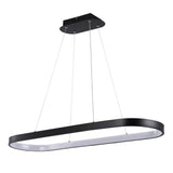 Nolan Modern Contemporary Iron Integrated LED Pendant - JONATHAN Y