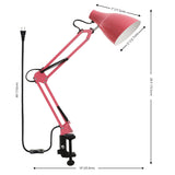 Odile 28.5" Classic Industrial Adjustable Articulated Clamp-On LED Task Lamp - JONATHAN Y