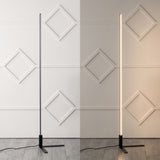 Potts 60.5" Modern Contemporary Aluminum/Iron Integrated LED Post Floor Lamp - JONATHAN Y