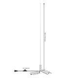 Potts 60.5" Modern Contemporary Aluminum/Iron Integrated LED Post Floor Lamp - JONATHAN Y