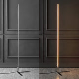 Potts 60.5" Modern Contemporary Aluminum/Iron Integrated LED Post Floor Lamp - JONATHAN Y