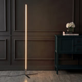 Potts 60.5" Modern Contemporary Aluminum/Iron Integrated LED Post Floor Lamp - JONATHAN Y