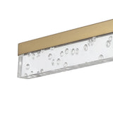 Mario Modern Contemporary 360-Degree Rotatable Iron/Seeded Acrylic Integrated LED Vanity Light - JONATHAN Y