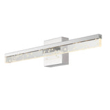 Mario Modern Contemporary 360-Degree Rotatable Iron/Seeded Acrylic Integrated LED Vanity Light
