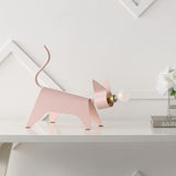 Penelope 11.75" Modern Industrial Iron Feline LED Kids' Lamp