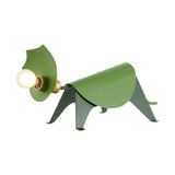 Gretchen 7.5" Modern Industrial Iron Triceratops LED Kids' Lamp