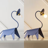 Bradley 16" Modern Industrial Iron Brachiosaurus LED Kids' Lamp