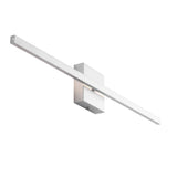 Vara 28" Modern Minimalist Indoor/Outdoor Metal 350-Degree Rotatable Dimmable Integrated LED Wall Sconce - JONATHAN Y
