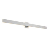 Vara 49.5" Modern Minimalist Indoor/Outdoor Metal 350-Degree Rotate Dimmable Integrated Linear LED Wall Sconce - JONATHAN Y