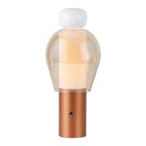 Evonne 10.75" Modern Glam Candle-Style Rechargeable/Cordless Dimmable Integrated LED Table Lamp with Touch Sensor
