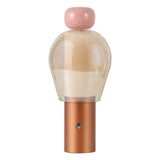 Evonne 10.75" Modern Glam Candle-Style Rechargeable/Cordless Dimmable Integrated LED Table Lamp with Touch Sensor