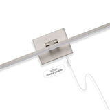 Santino 28" Modern Minimalist Swivel Integrated Dimmable LED Rechargeable Picture Light with Touch Sensor