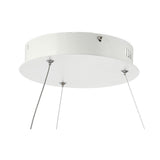 Baxter Modern Contemporary Aluminum Integrated LED Hoop Pendant - JONATHAN Y