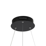Baxter Modern Contemporary Aluminum Integrated LED Hoop Pendant