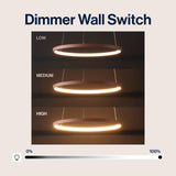 Brice Modern Contemporary Iron Integrated LED Pendant