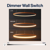 Brice Modern Contemporary Iron Integrated LED Pendant