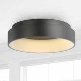 Ring 17.7" Integrated LED Flush Mount Ceiling Light - JONATHAN Y