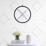 Orbit 16.5" Adjustable Integrated LED Metal Pendant - JONATHAN Y