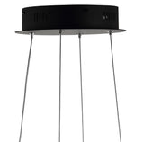 Alexia 25" Abstract Integrated LED Metal Adjustable Pendant - JONATHAN Y