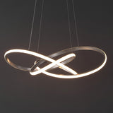 Alexia 25" Abstract Integrated LED Metal Adjustable Pendant - JONATHAN Y